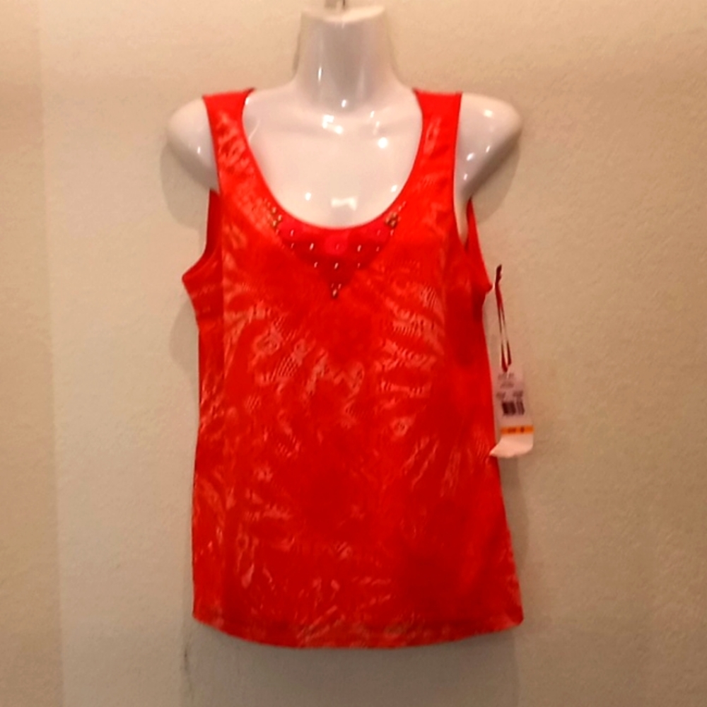 Ruby Rd. Eye Candy Embellished Tank Top - Picture 7 of 13